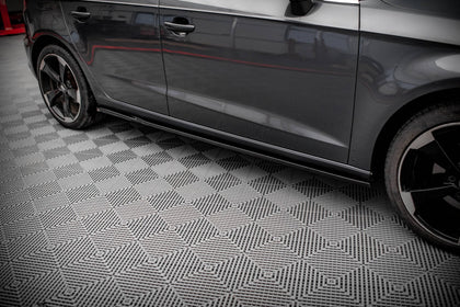 Maxton sideskørter til Audi A3 Sportback 8V – blank sort – billede 2 af 6
