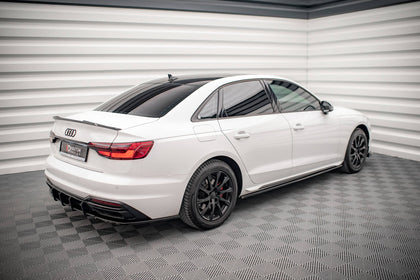 Maxton sideskørter til Audi A4 Sedan / Avant B9 Facelift – blank sort – billede 3 af 6