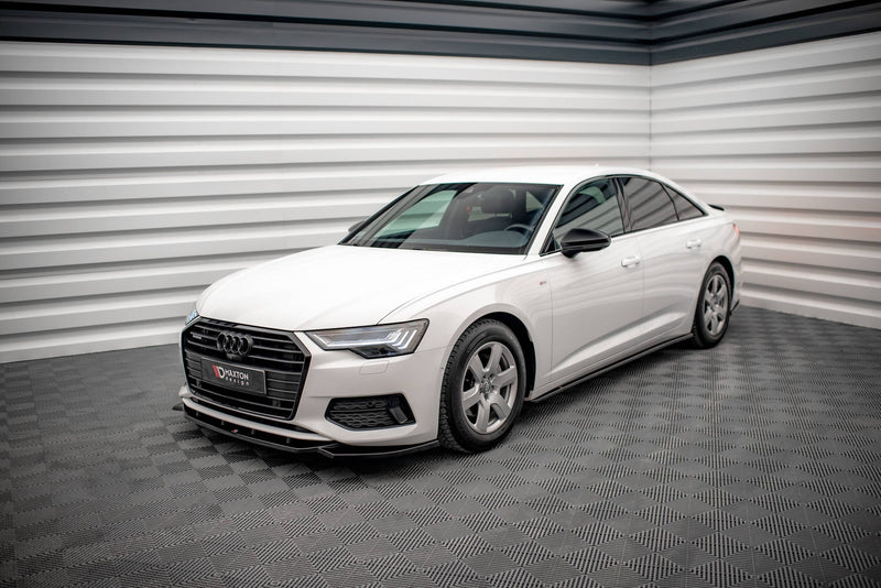 Maxton sideskørter til Audi A6 C8 – blank sort – billede 2 af 5