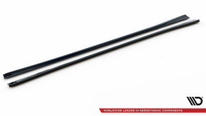 Maxton sideskørter til Audi A6 C8 – blank sort – billede 4 af 5