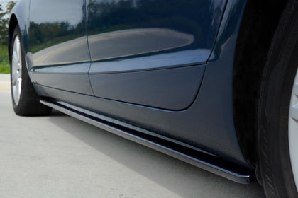 Maxton sideskørter til Audi A6 S-Line C6 / C6 Facelift – blank sort – billede 2 af 13