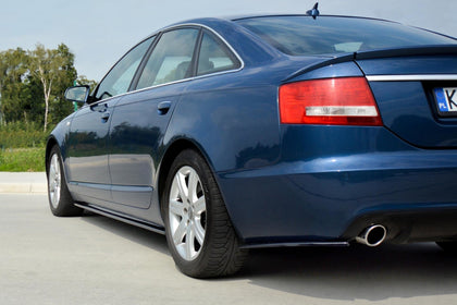 Maxton sideskørter til Audi A6 S-Line C6 / C6 Facelift – blank sort – billede 4 af 13