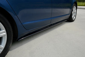 Maxton sideskørter til Audi A6 S-Line C6 / C6 Facelift – blank sort – billede 1 af 13