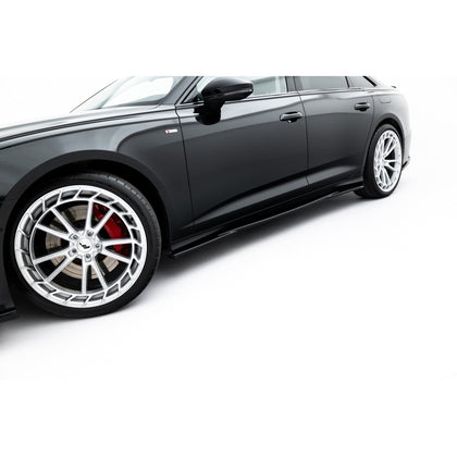 Maxton sideskørter til Audi A6 S-Line / S6 C8 / C8 Facelift – blank sort – billede 2 af 6