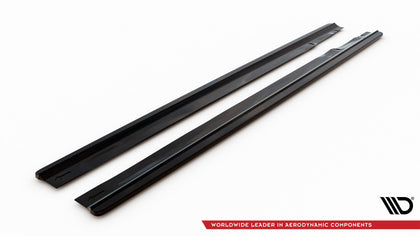 Maxton sideskørter til Audi A8 Long D4 – blank sort – billede 4 af 6