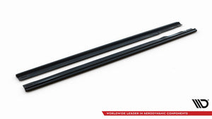 Maxton sideskørter til Audi A8 Long D4 – blank sort – billede 5 af 6