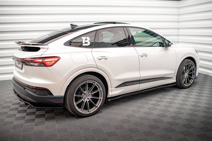 Maxton sideskørter til Audi Q4 e-tron Sportback S-line Mk1 – blank sort – billede 2 af 6