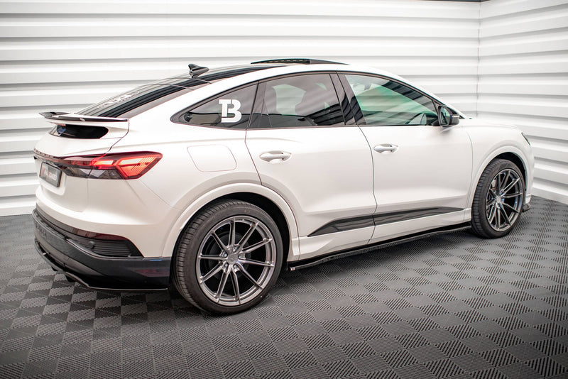 Maxton sideskørter til Audi Q4 e-tron Sportback S-line Mk1 – blank sort – billede 2 af 6