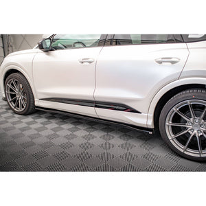 Maxton sideskørter til Audi Q4 e-tron Sportback S-line Mk1 – blank sort – billede 3 af 6