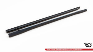 Maxton sideskørter til Audi Q4 e-tron Sportback S-line Mk1 – blank sort – billede 4 af 6