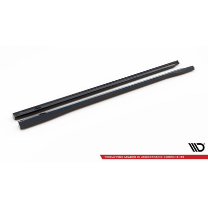 Maxton sideskørter til Audi Q4 e-tron Sportback S-line Mk1 – blank sort – billede 4 af 6