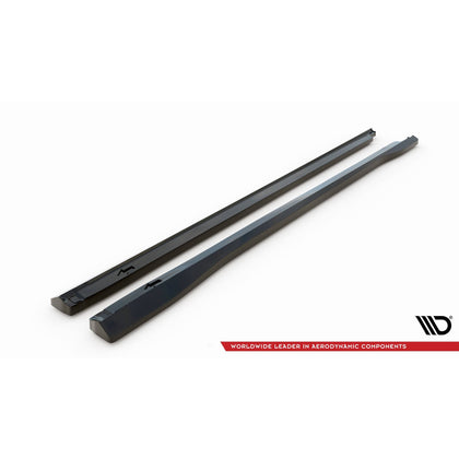 Maxton sideskørter til Audi Q4 e-tron Sportback S-line Mk1 – blank sort – billede 5 af 6