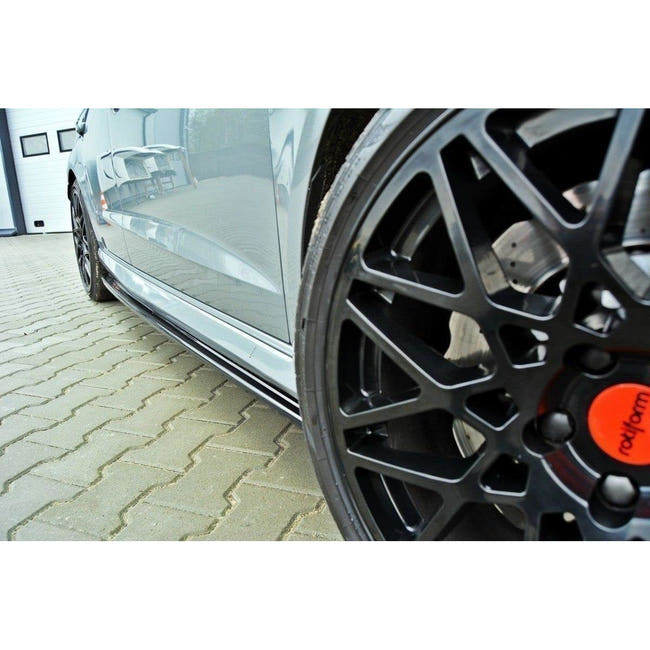 Maxton sideskørter til Audi RS3 8V Sportback – blank sort – billede 2 af 6