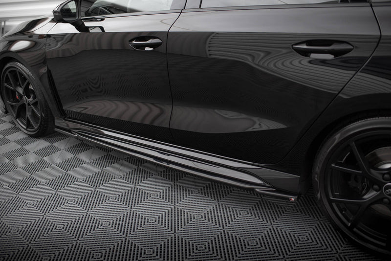 Maxton sideskørter til Audi RS3 Sportback 8Y – blank sort – billede 2 af 5