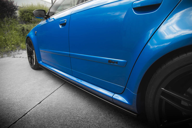 Maxton sideskørter til Audi RS4 B7 – blank sort – billede 2 af 5