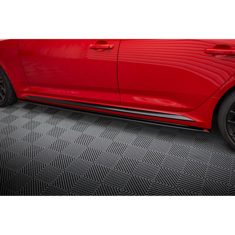 Maxton sideskørter til Audi RS4 B9 / B9 Facelift – blank sort – billede 2 af 6