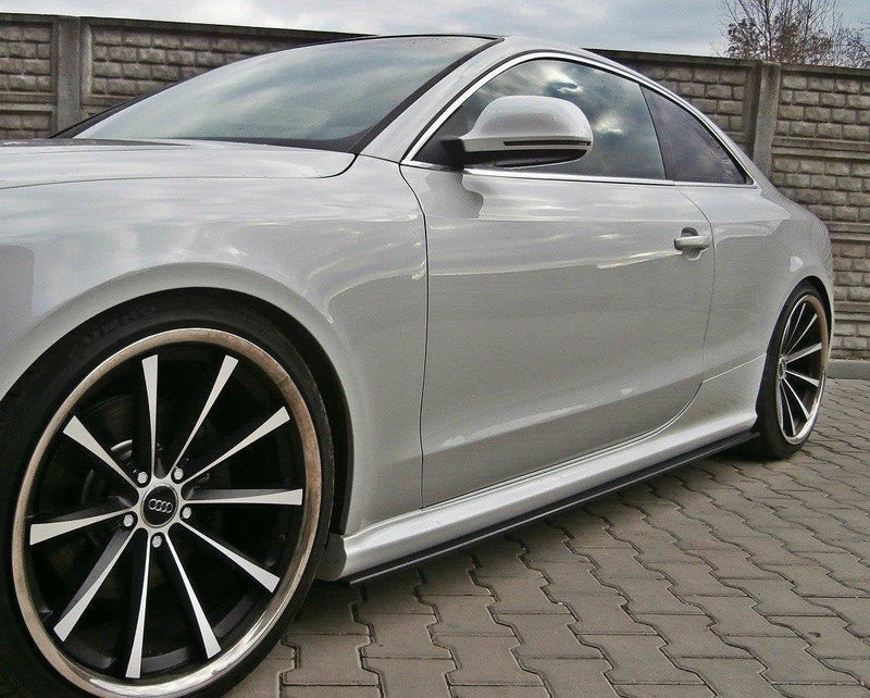 Maxton sideskørter til Audi RS5 8T / 8T Facelift – blank sort – billede 2 af 5