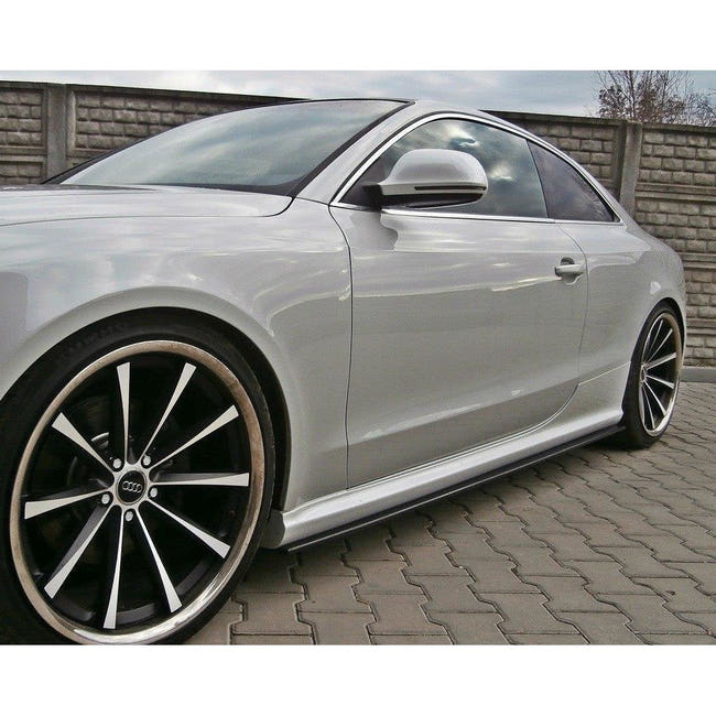 Maxton sideskørter til Audi RS5 8T / 8T Facelift – blank sort – billede 2 af 5