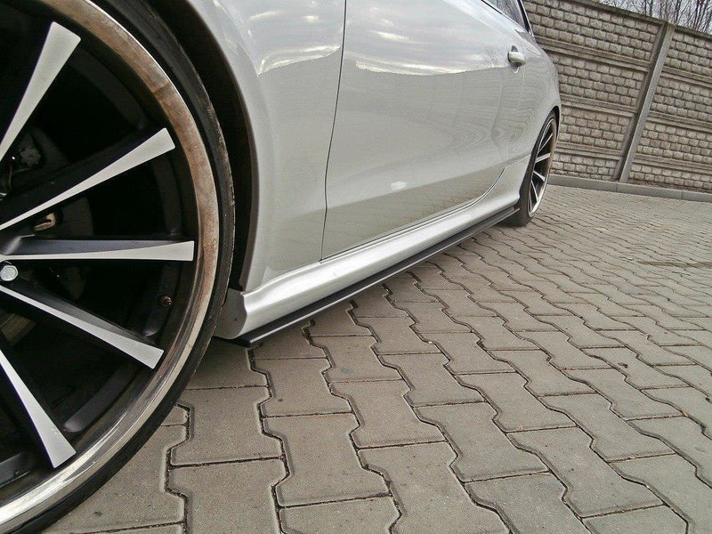 Maxton sideskørter til Audi RS5 8T / 8T Facelift – blank sort – billede 3 af 5