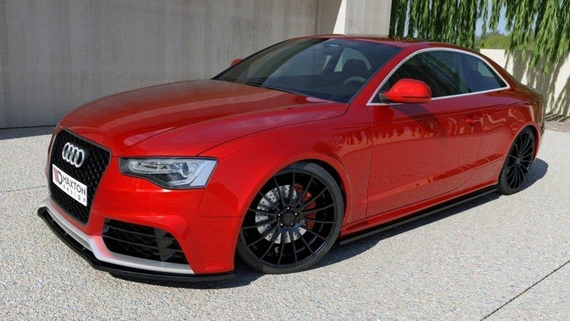 Maxton sideskørter til Audi RS5 8T / 8T Facelift – blank sort – billede 4 af 5