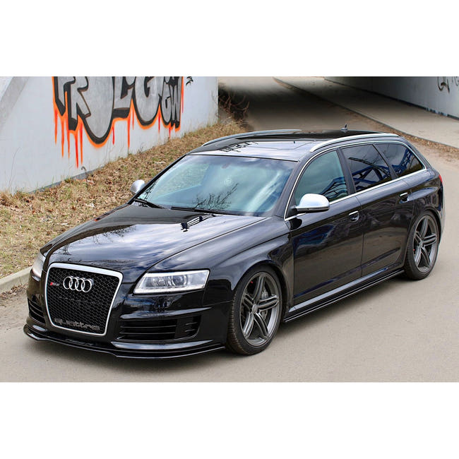 Maxton sideskørter til Audi RS6 C6 – blank sort – billede 1 af 8