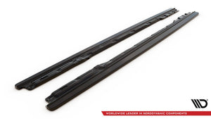 Maxton sideskørter til Audi S4 / A4 S-Line / A4 Competiton B9 – blank sort – billede 4 af 5