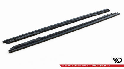 Maxton sideskørter til Audi S4 / A4 S-Line / A4 Competiton B9 – blank sort – billede 5 af 5