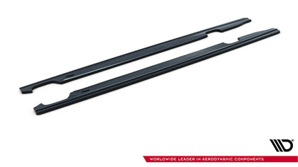 Maxton sideskørter til Audi S6 / A6 S-Line C7 – blank sort – billede 5 af 5