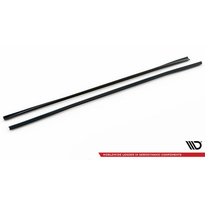 Maxton sideskørter til Audi S8 / A8 S-Line D5 Facelift – blank sort – billede 5 af 6