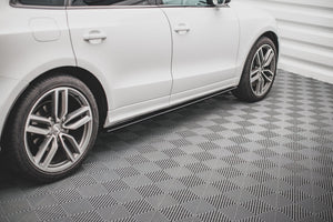 Maxton sideskørter til Audi SQ5 / Q5 S-Line Mk1 (8R) – blank sort – billede 1 af 6