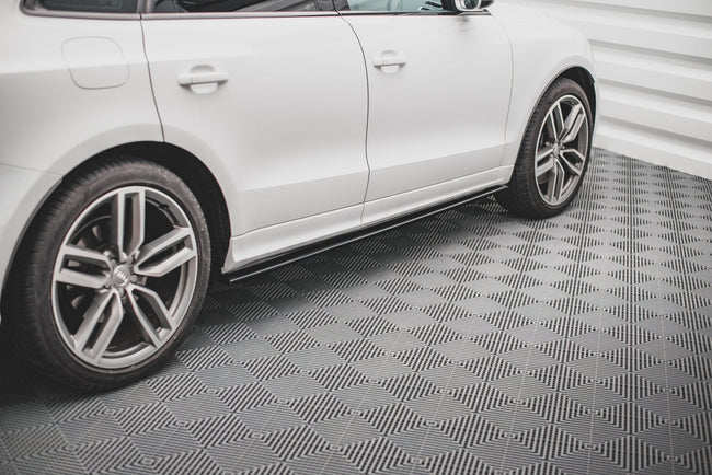 Maxton sideskørter til Audi SQ5 / Q5 S-Line Mk1 (8R) – blank sort – billede 1 af 6