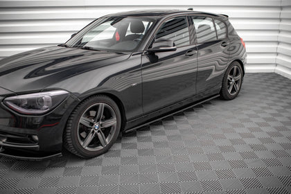 Maxton sideskørter til BMW 1 F20 – blank sort – billede 1 af 4