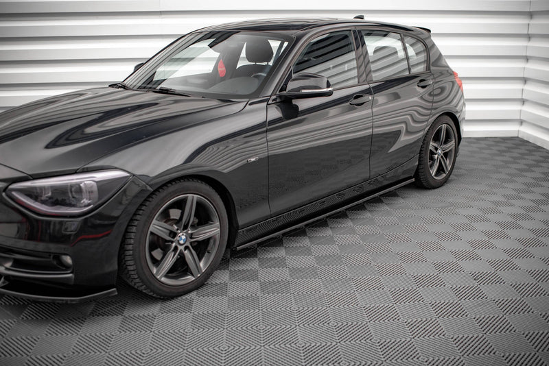 Maxton sideskørter til BMW 1 F20 – blank sort – billede 1 af 4