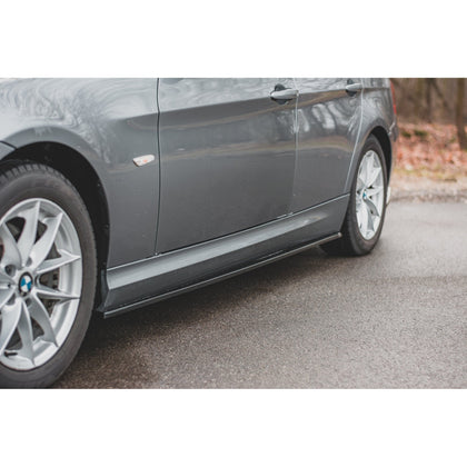 Maxton sideskørter til BMW 3 E90/E91 Facelift – blank sort – billede 3 af 8