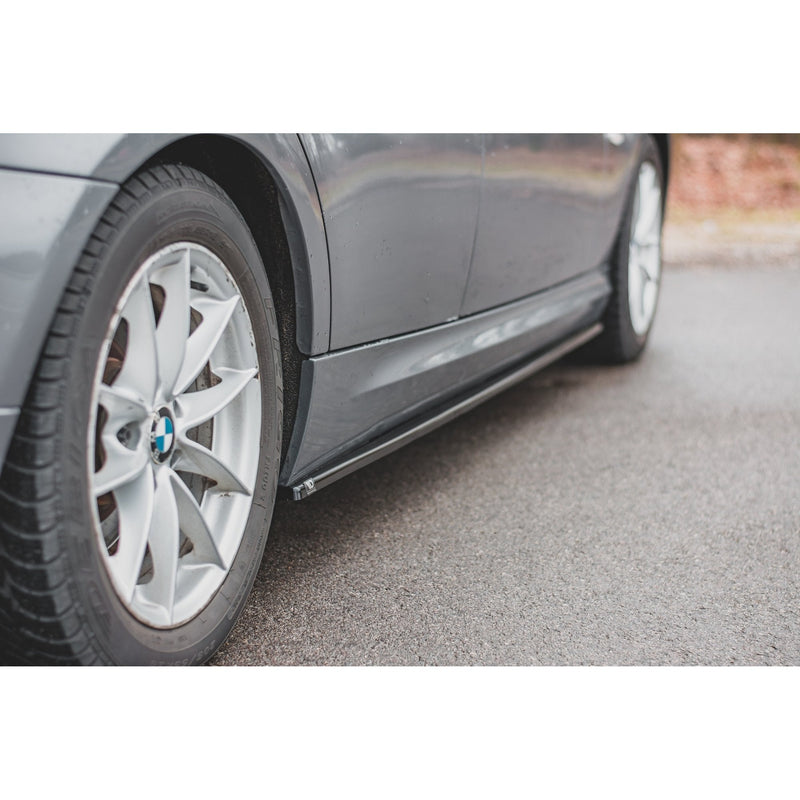 Maxton sideskørter til BMW 3 E90/E91 Facelift – blank sort – billede 1 af 8
