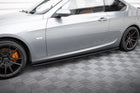 Maxton sideskørter til BMW 3 E92 M-Pack – blank sort – billede 1 af 5