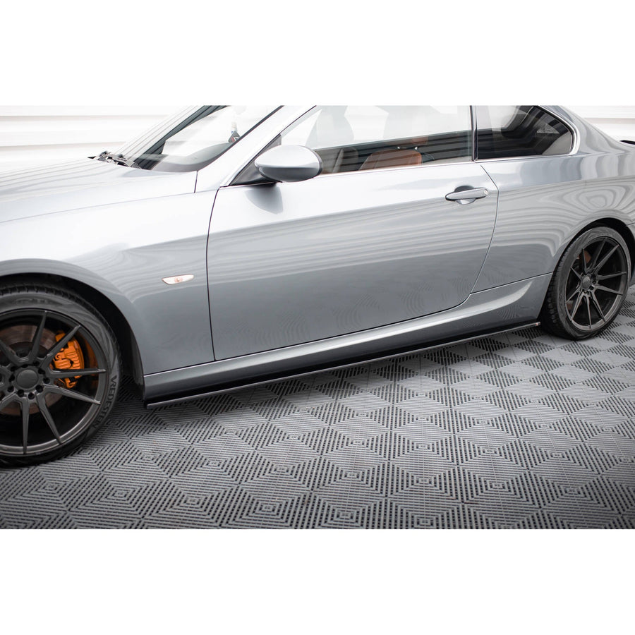 Maxton sideskørter til BMW 3 E92 M-Pack – blank sort – billede 1 af 5