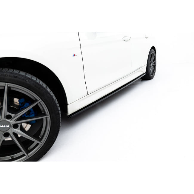 Maxton sideskørter til BMW 3 M-Pack F30 / F30 Facelift – blank sort – billede 1 af 6