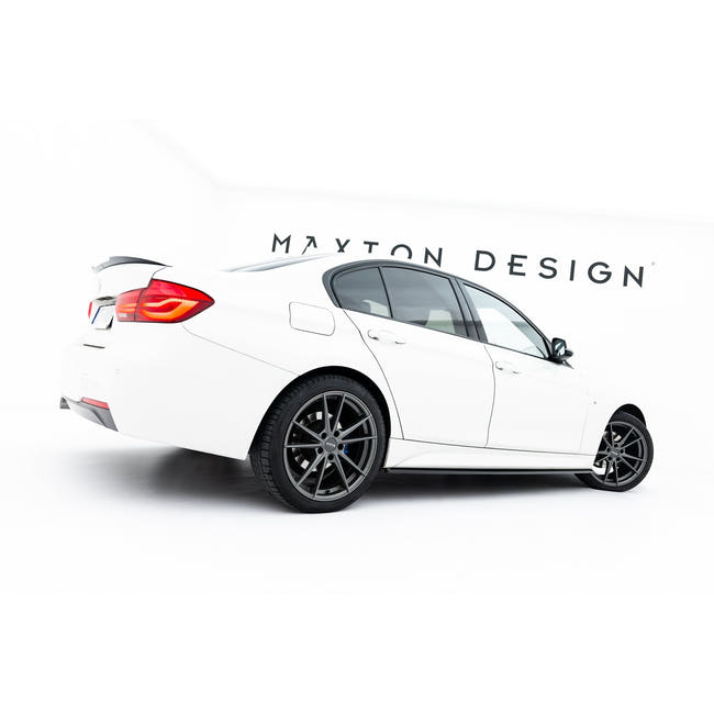 Maxton sideskørter til BMW 3 M-Pack F30 / F30 Facelift – blank sort – billede 2 af 6