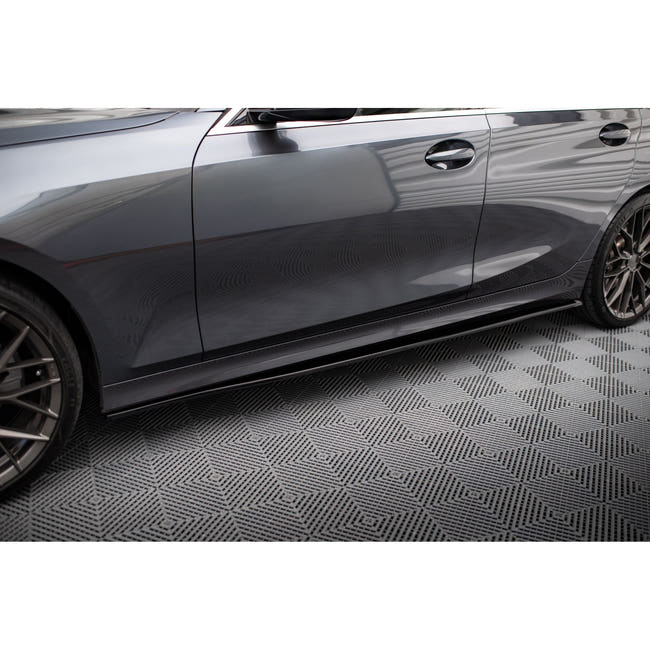 Maxton sideskørter til BMW 3 M-Pack G20 – blank sort – billede 1 af 5