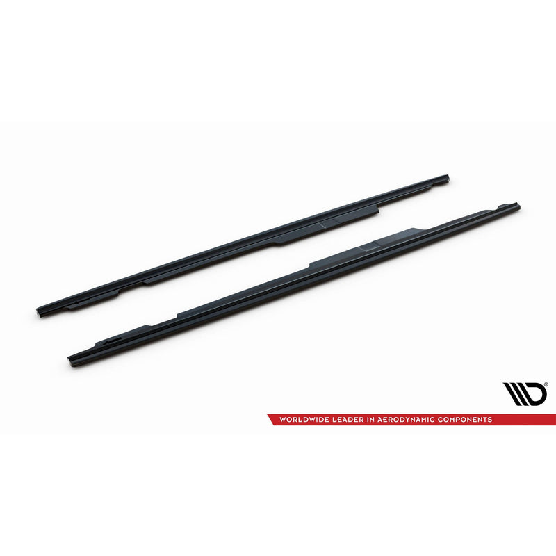 Maxton sideskørter til BMW 3 M-Pack Sedan / Touring E90 / E91 – blank sort – billede 4 af 5