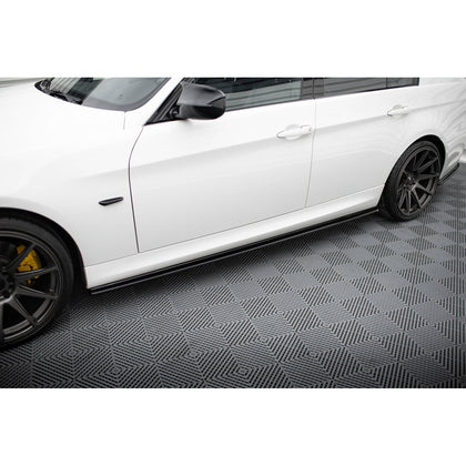 Maxton sideskørter til BMW 3 M-Pack Sedan / Touring E90 / E91 – blank sort – billede 1 af 5