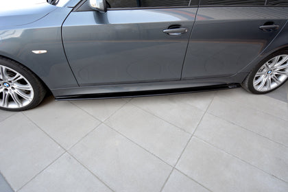 Maxton sideskørter til BMW 5 E60/61 M-PACK – blank sort – billede 4 af 7