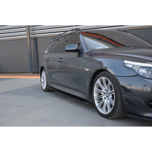 Maxton sideskørter til BMW 5 E60/61 M-PACK – blank sort – billede 3 af 7