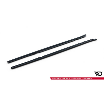 Maxton sideskørter til BMW 6 Coupe E63 / Cabrio E64 – blank sort – billede 5 af 5