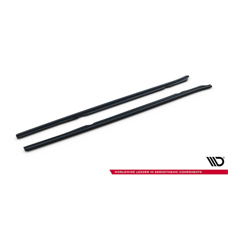 Maxton sideskørter til BMW 6 Coupe E63 / Cabrio E64 – blank sort – billede 5 af 5