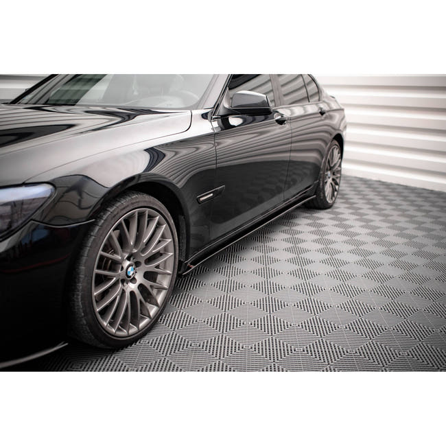 Maxton sideskørter til BMW 7 M-Pack F01 – blank sort – billede 1 af 5