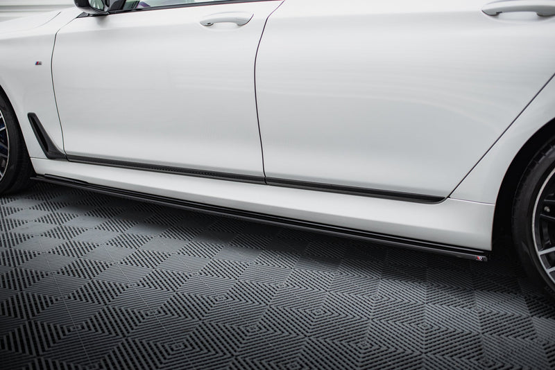 Maxton sideskørter til BMW 7 M-Pack G11 – blank sort – billede 2 af 5