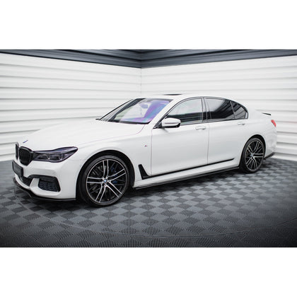 Maxton sideskørter til BMW 7 M-Pack G11 – blank sort – billede 3 af 5