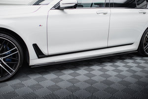Maxton sideskørter til BMW 7 M-Pack G11 – blank sort – billede 1 af 5